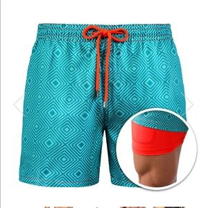 Capelle Miami Mens Hybrid Swim Trunks